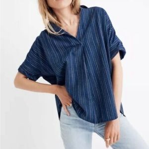 Madewell Striped Collared Shirt
